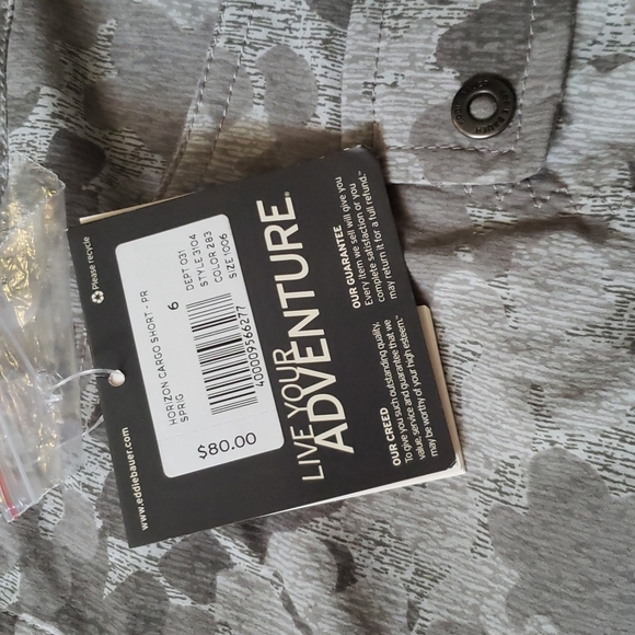 Eddie Bauer Horizon Cargo Shorts Size 6 NWT - Picture 3 of 7